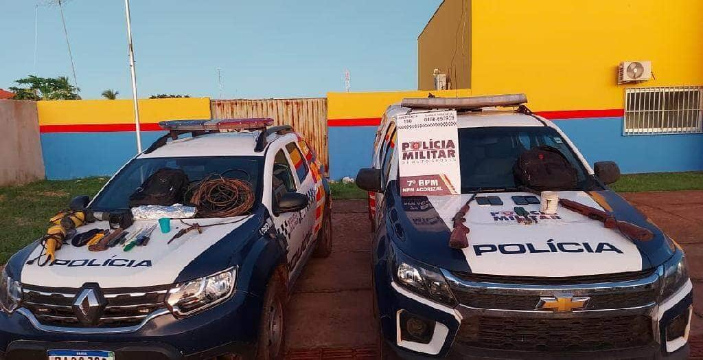 policia militar desarticula quadrilha e frustra furto a agencia bancaria em acorizal