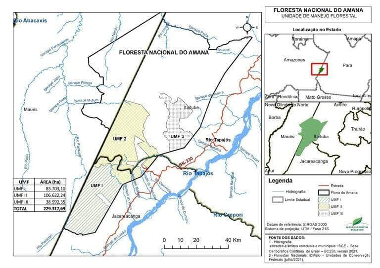 sfb divulga edital para concessao da floresta nacional do amana no para