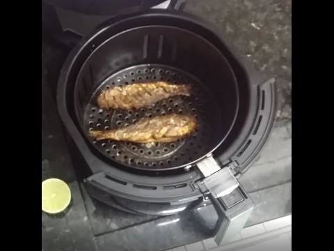 Como assar peixe na airfryer