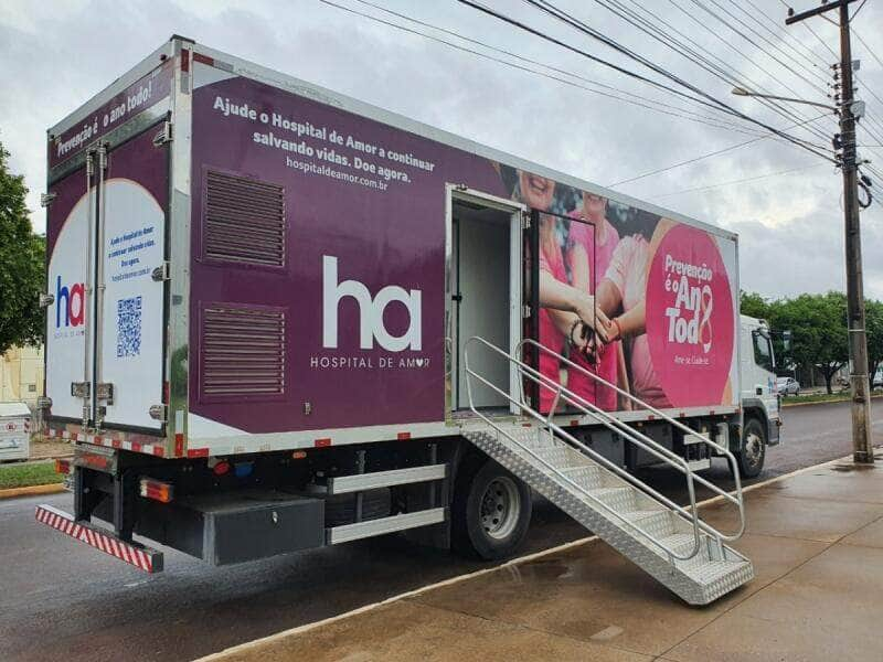 carreta do amor inicia preventivo e mamografia na proxima terca feira 26 em lucas do rio verde