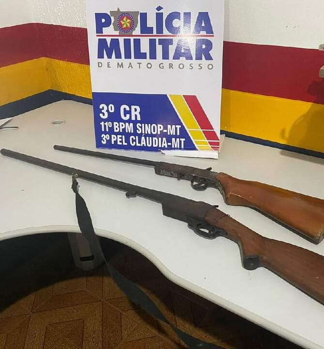 duas pessoas sao presas por lesao corporal e porte ilegal de arma