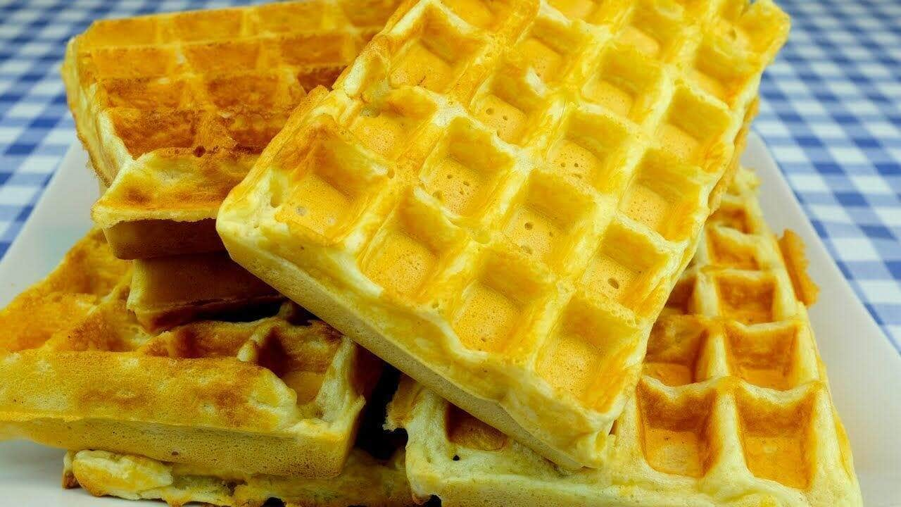 receita de waffle