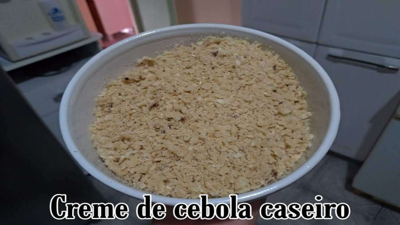 como fazer creme de cebola