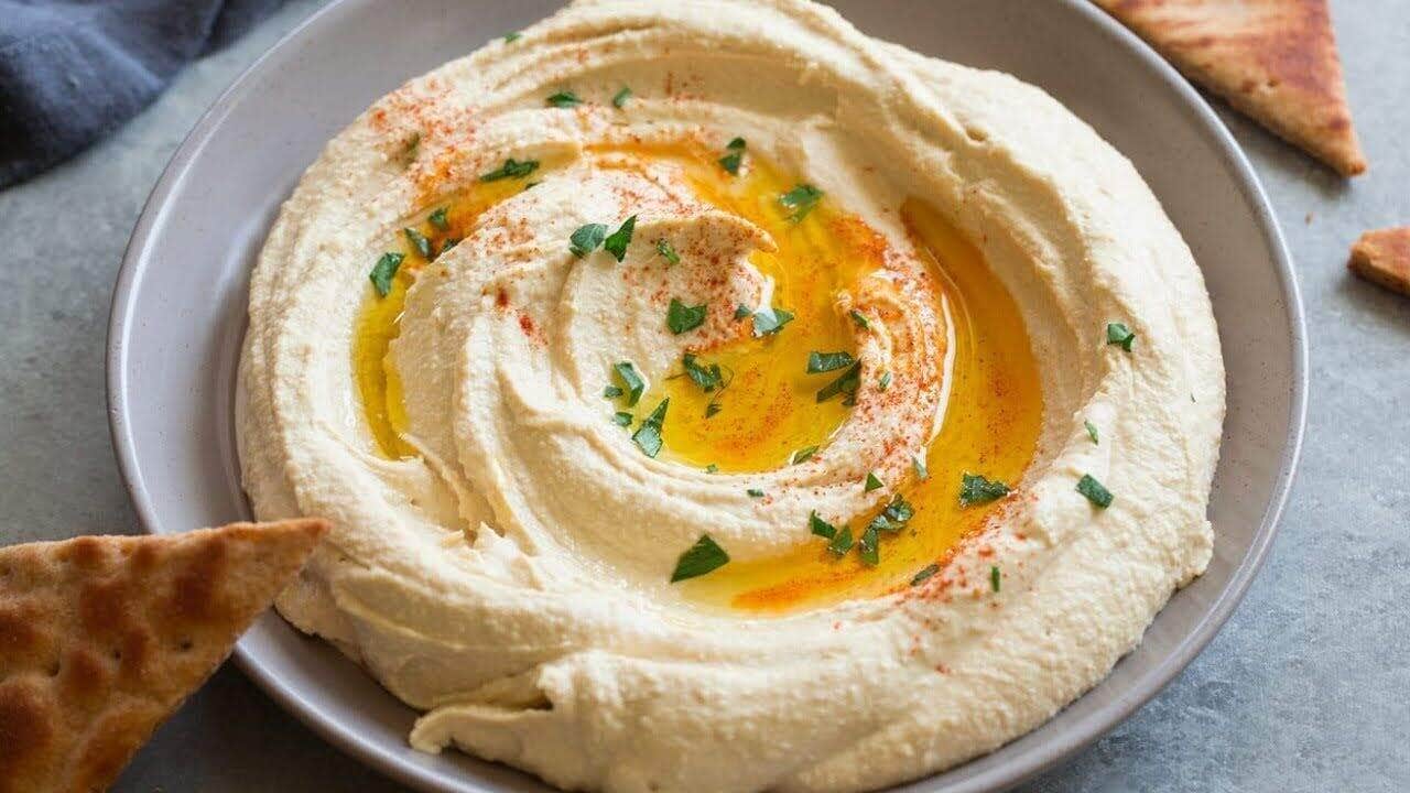 como fazer homus de grão de bico