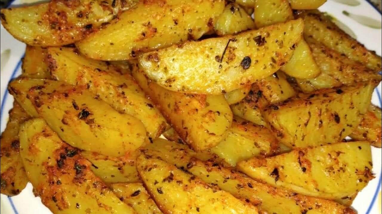 como fazer batata rustica