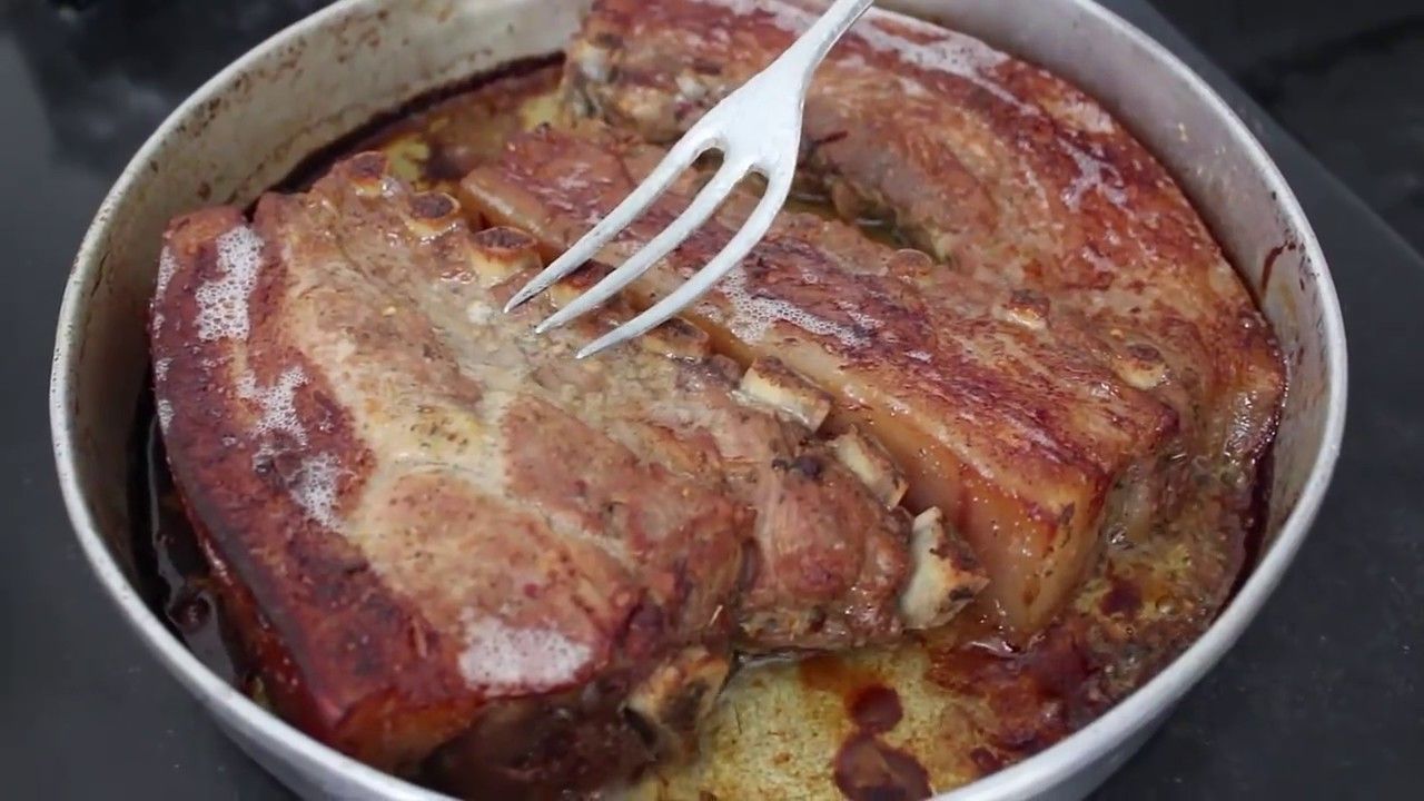 como fazer costelinha de porco