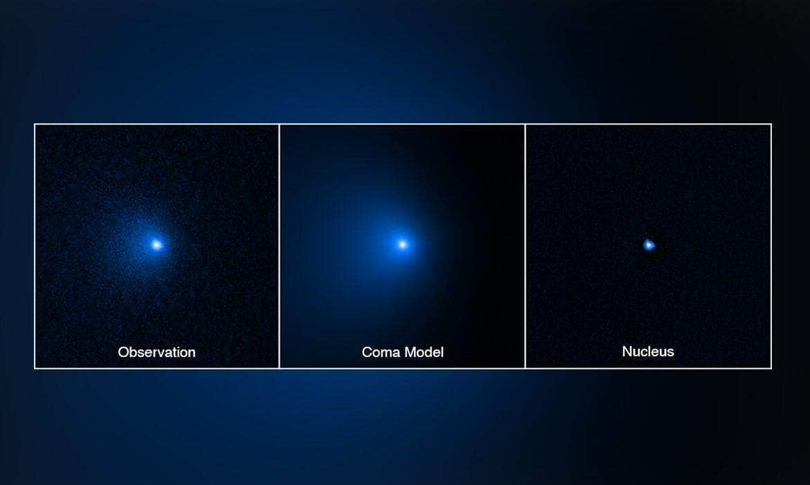 nasa confirma que nucleo de megacometa e o maior ja visto”