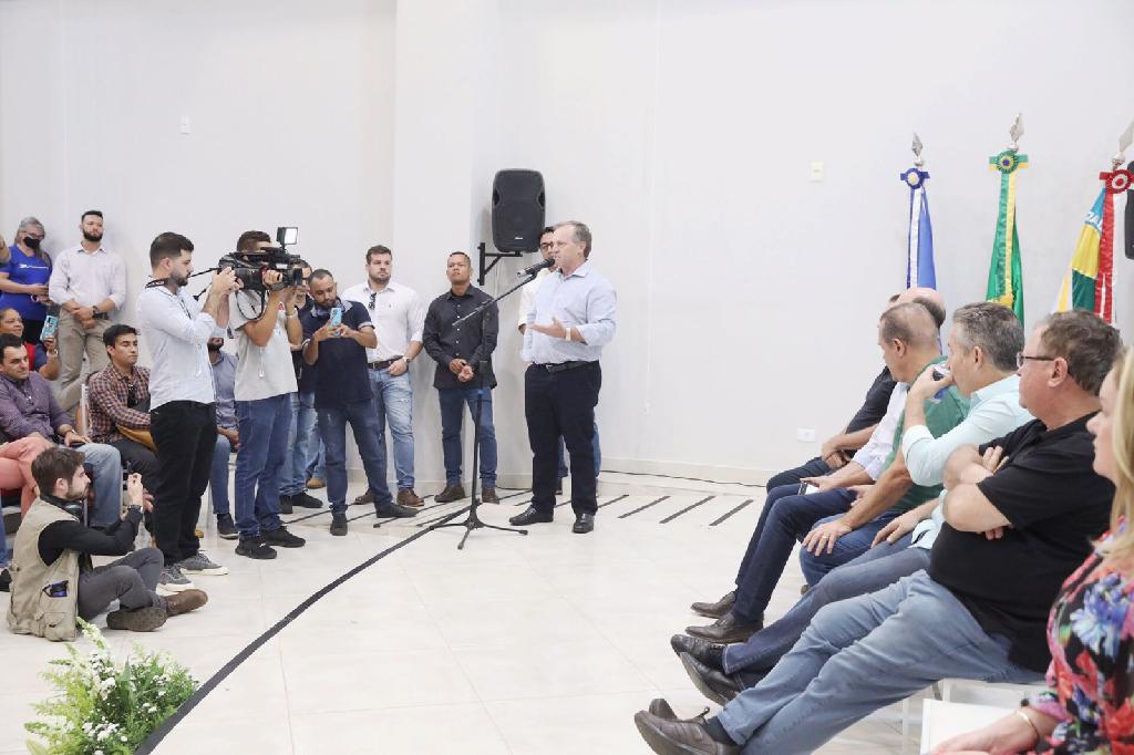aqui ficou claro que a uniao faz a forca” afirma prefeito de sapezal sobre parceria com governo de mt