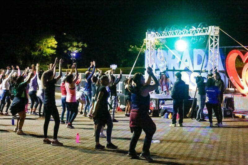 aulao de danca do viva lucas reuniu dezenas de pessoas no lago ernani machado