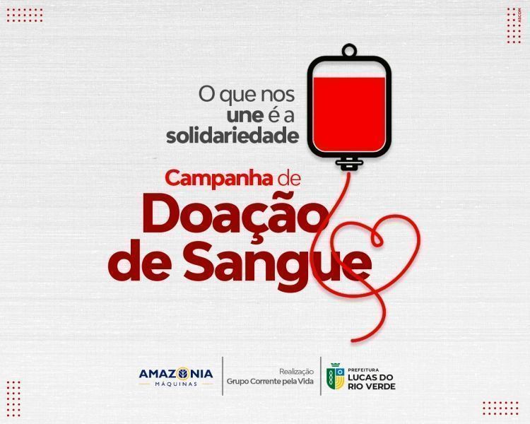 campanha de doacao de sangue sera neste sabado 21