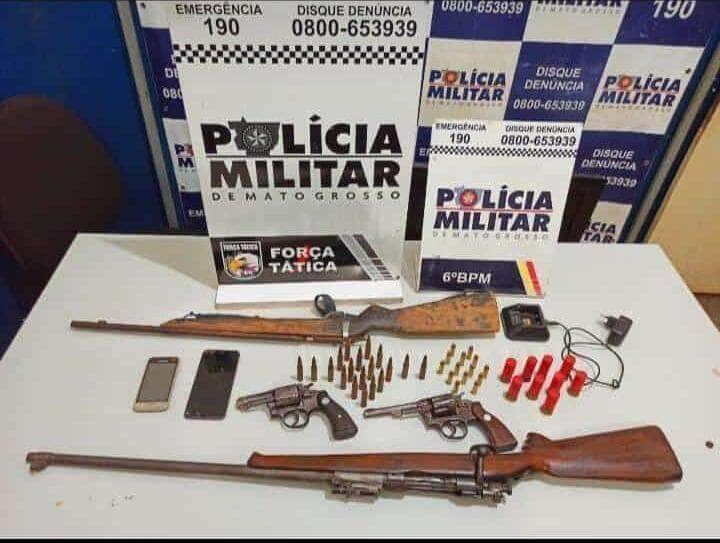 dois membros de organizacao criminosa sao presos pela pm em caceres