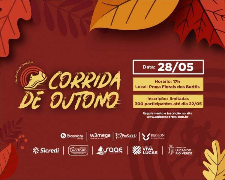 esporte abre inscricoes para corrida de outono em lucas do rio verde