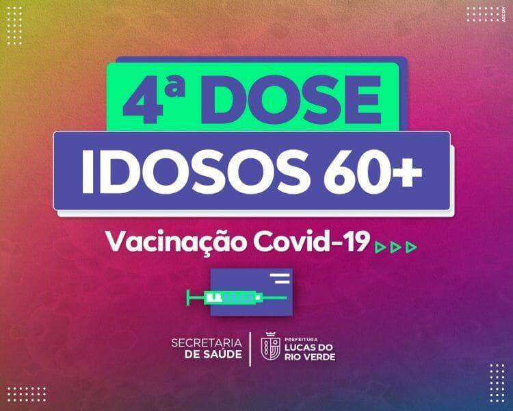 idosos acima de 60 anos ja podem tomar a 4ª dose contra covid