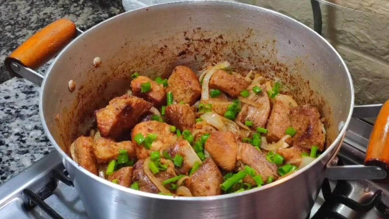 como fazer pernil picado