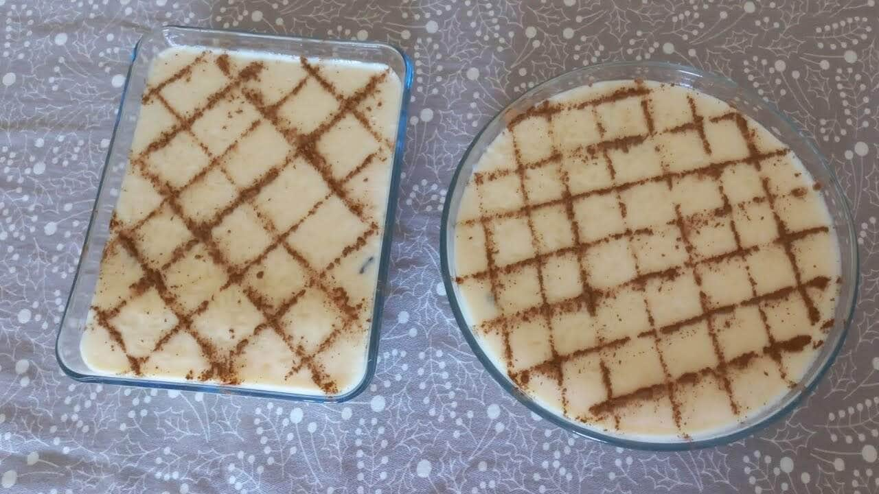 como fazer arroz doce sem leite condensado