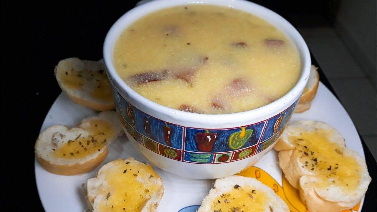 como fazer caldo de batata com calabresa