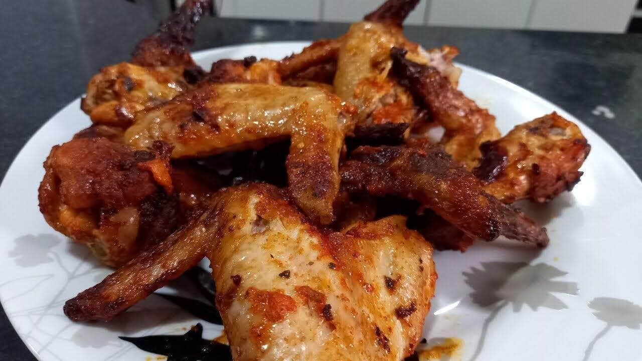 receita de asa de frango na airfryer