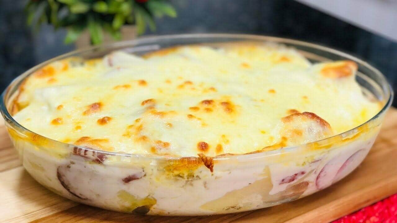 receita de batata gratinada