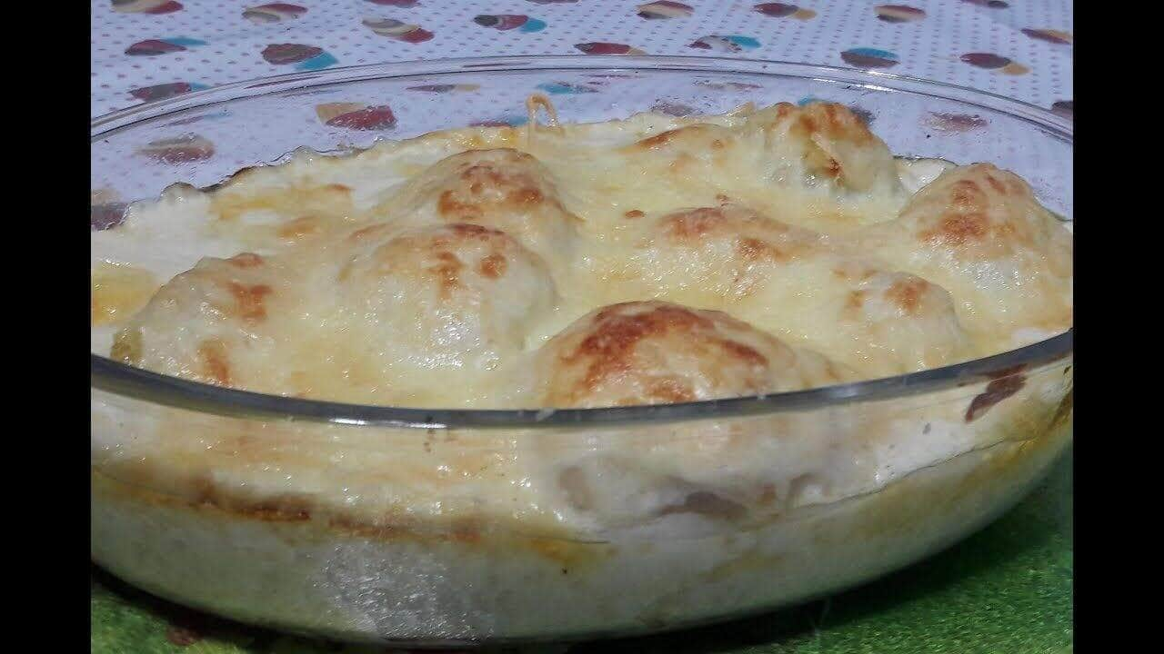 receita de couve flor ao molho branco