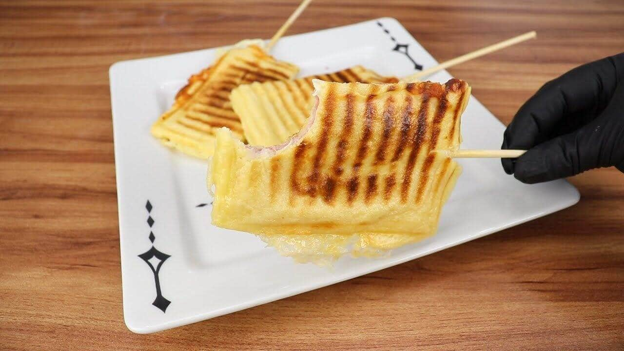 como fazer crepe na sanduicheira