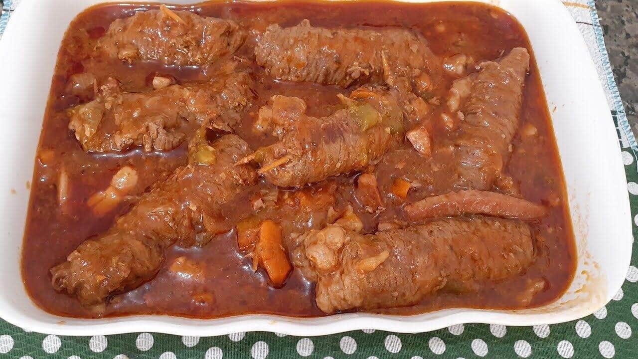 receita de bife a role