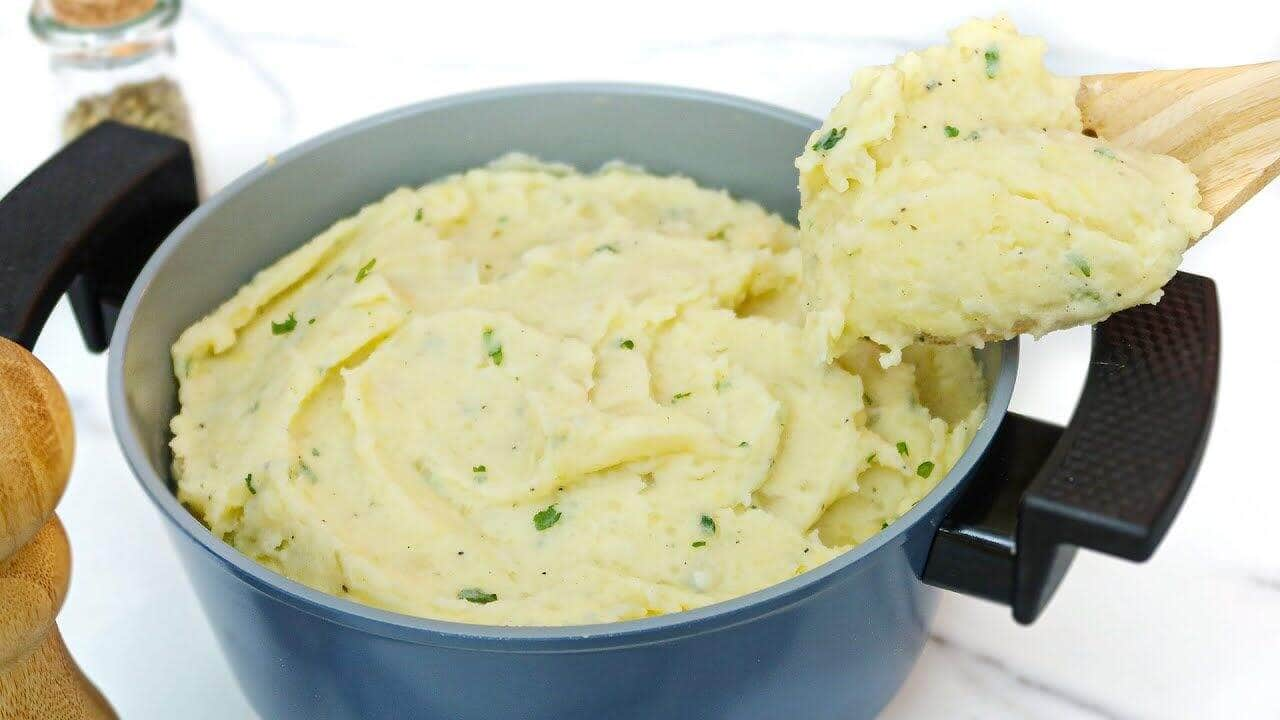 como fazer purê de batata cremoso