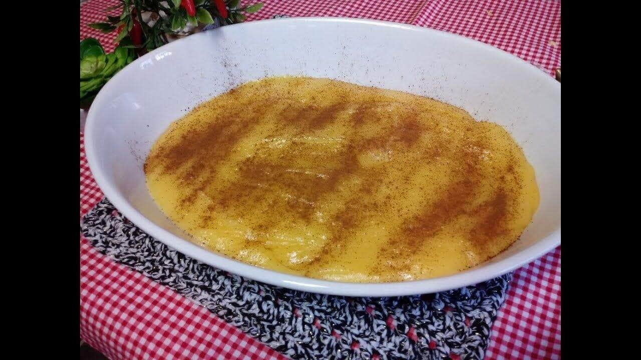 como fazer curau de milho verde de cortar