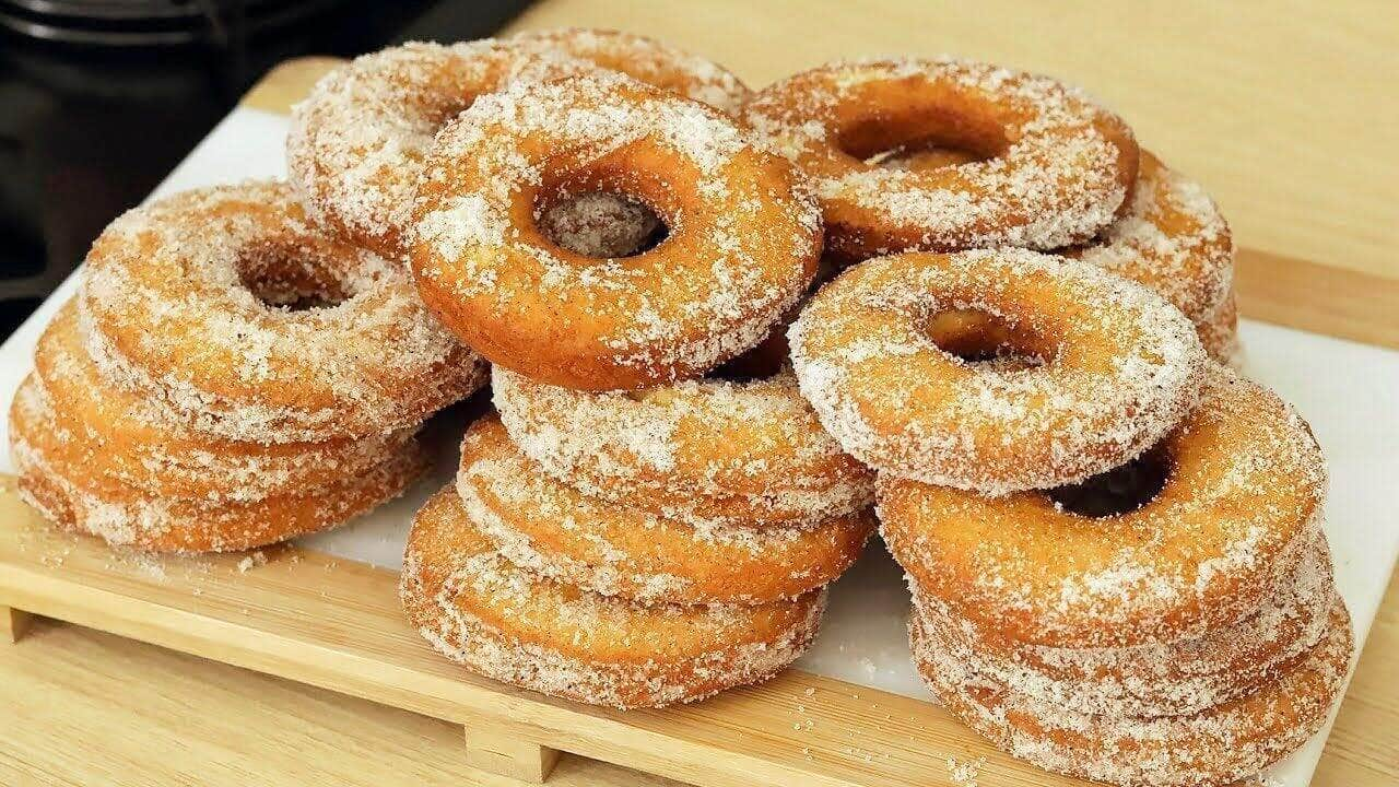 como fazer rosquinha frita