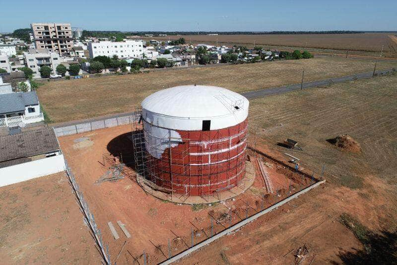 novo reservatorio de agua deve atender mais de 12 mil moradores