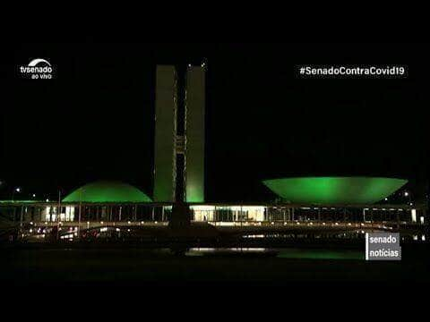 video iluminacao especial do congresso homenageou vitimas de acidentes de trabalho