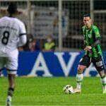 Lance de América x Botafogo. Foto: Mourão Panda/América FC