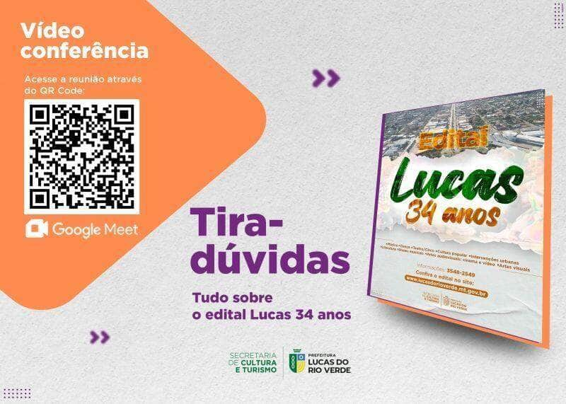 cultura realiza plantao tira duvidas sobre o edital lucas 34 anos” nesta quinta feira 23