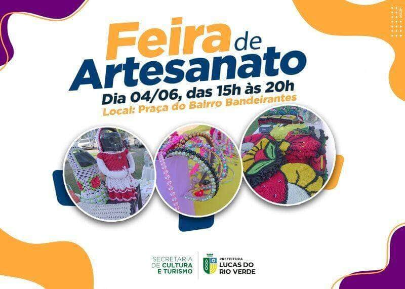 feira do artesanato acontece neste sabado 04 na praca dos bandeirantes