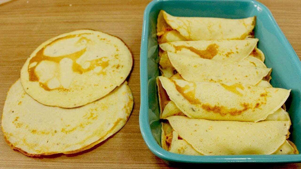 receita de panqueca simples de liquidificador