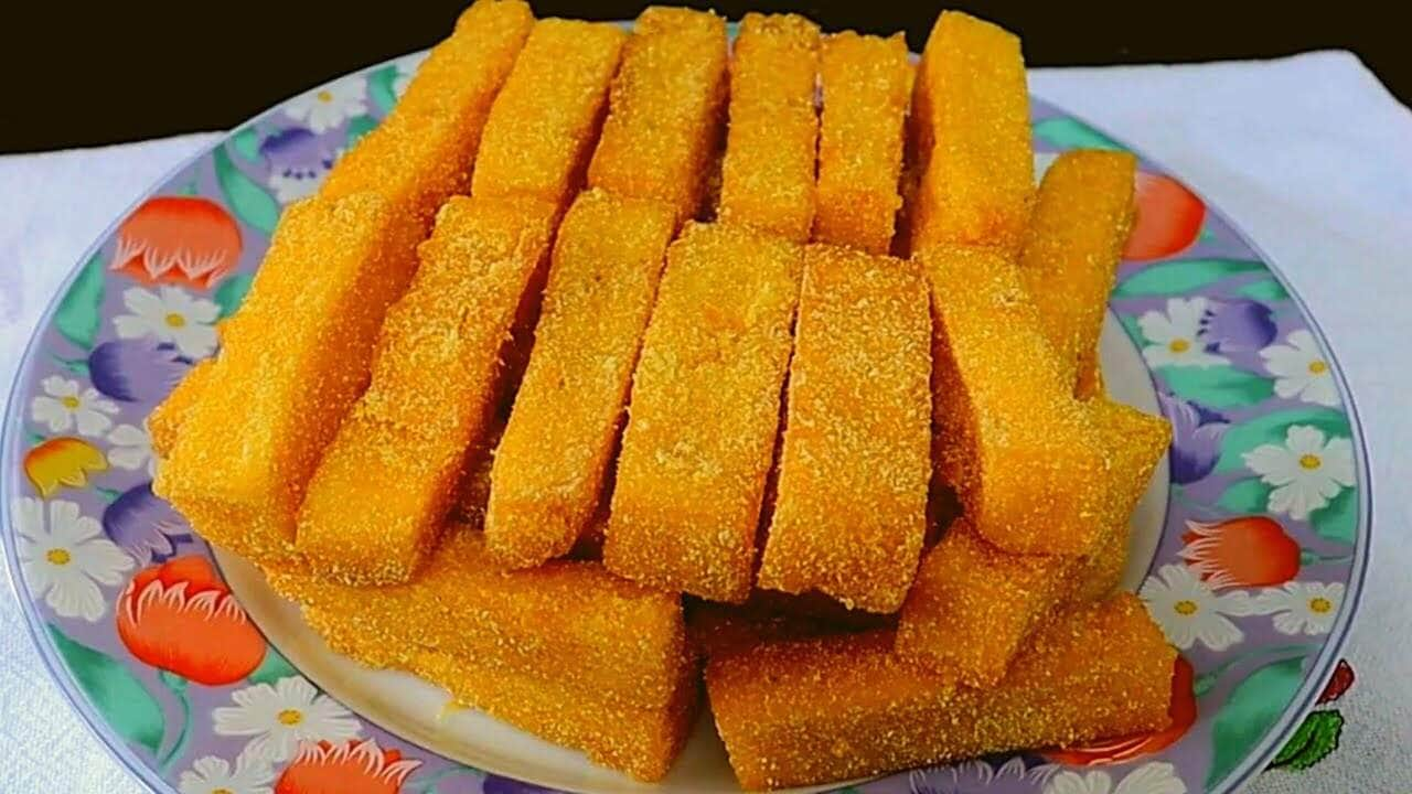 receita de polenta frita