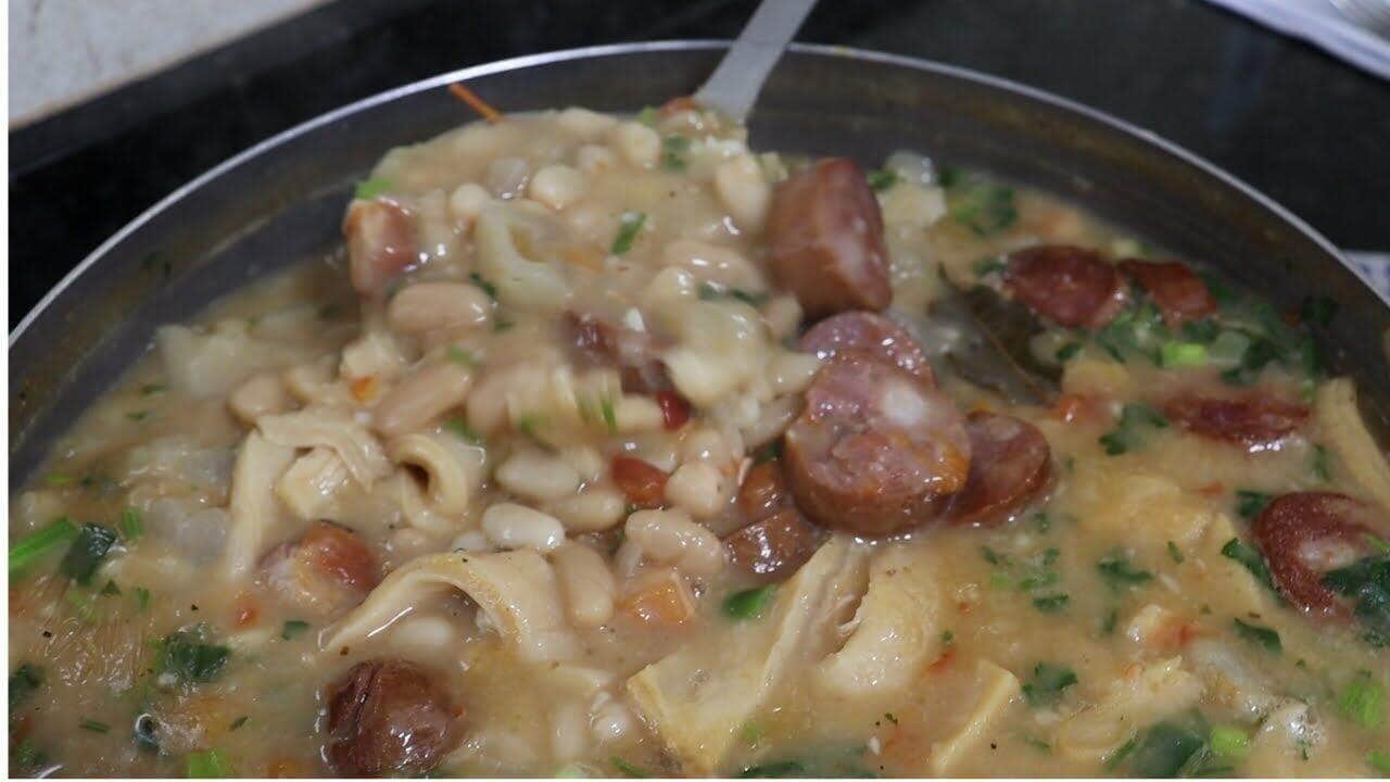 como fazer mocotó com feijão branco