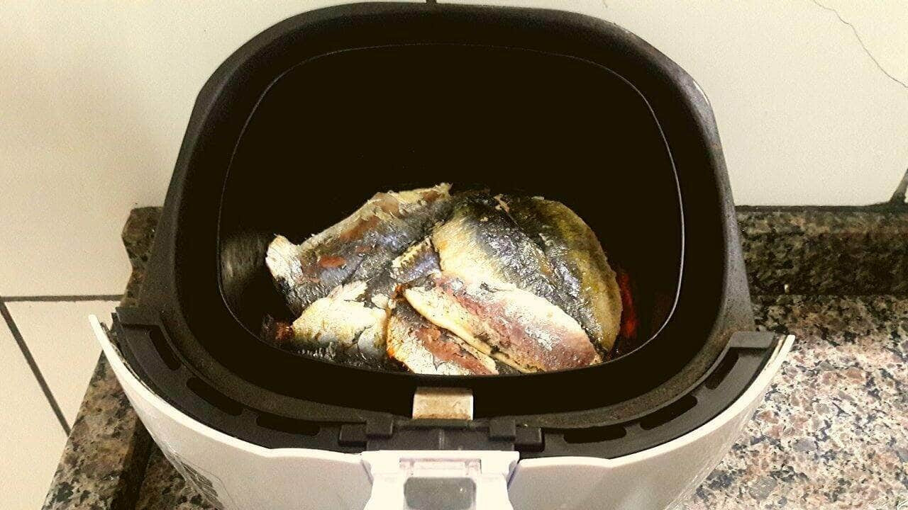 como fazer sardinha na airfryer