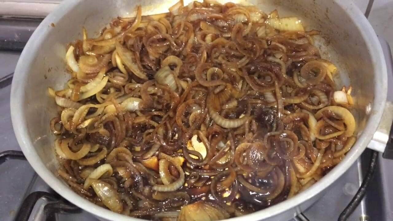 receita de cebola caramelizada