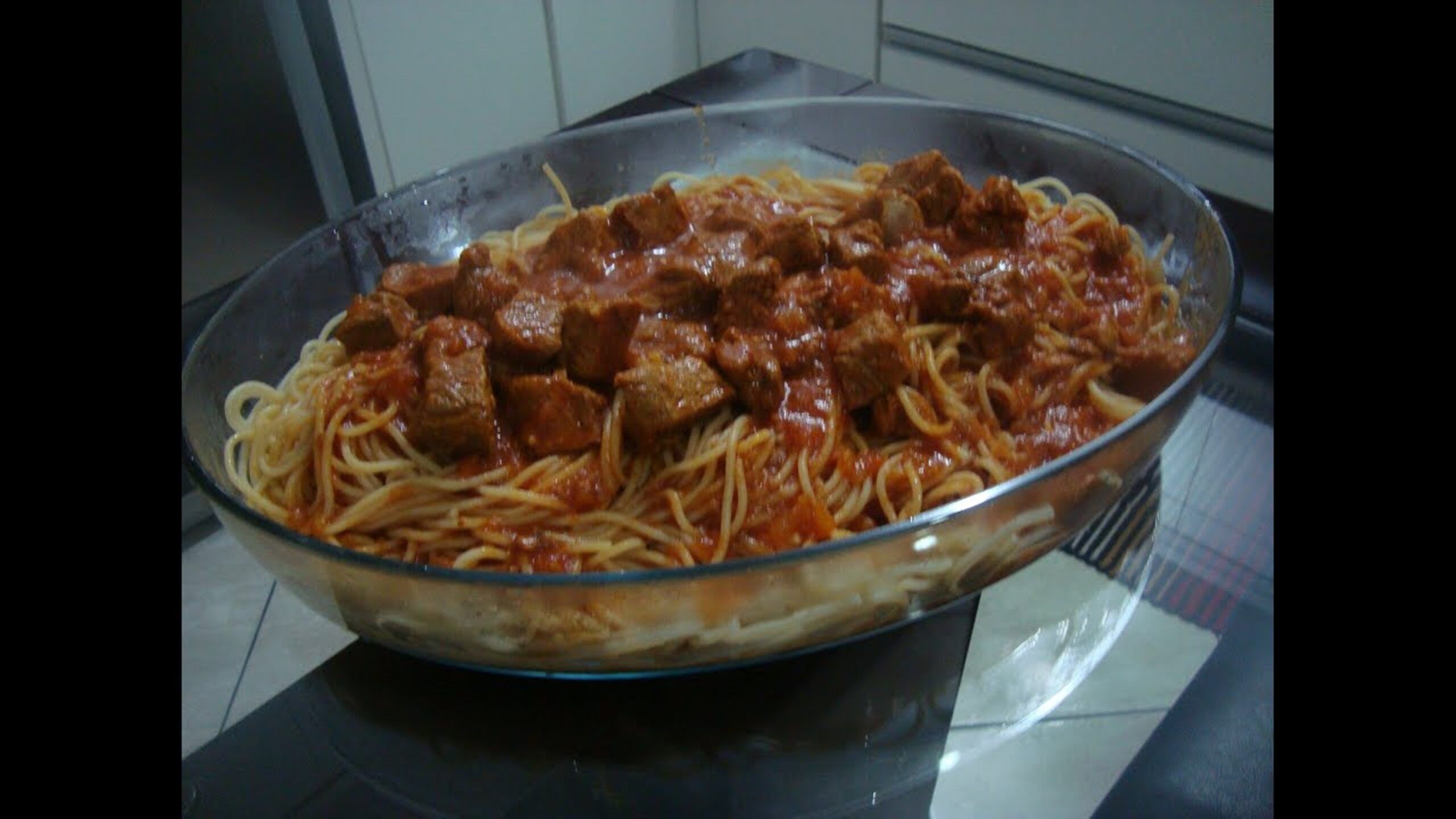 receita de macarrão com carne assada