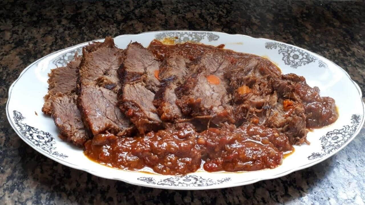 como fazer acém na panela de pressão