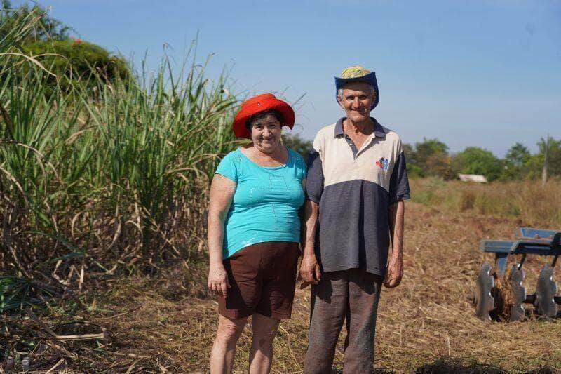 pequenos agricultores recebem patrulha agricola na comunidade coait