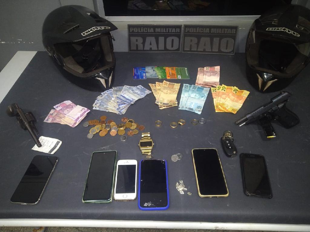pm prende tres pessoas por roubo e porte ilegal de arma em rondonopolis