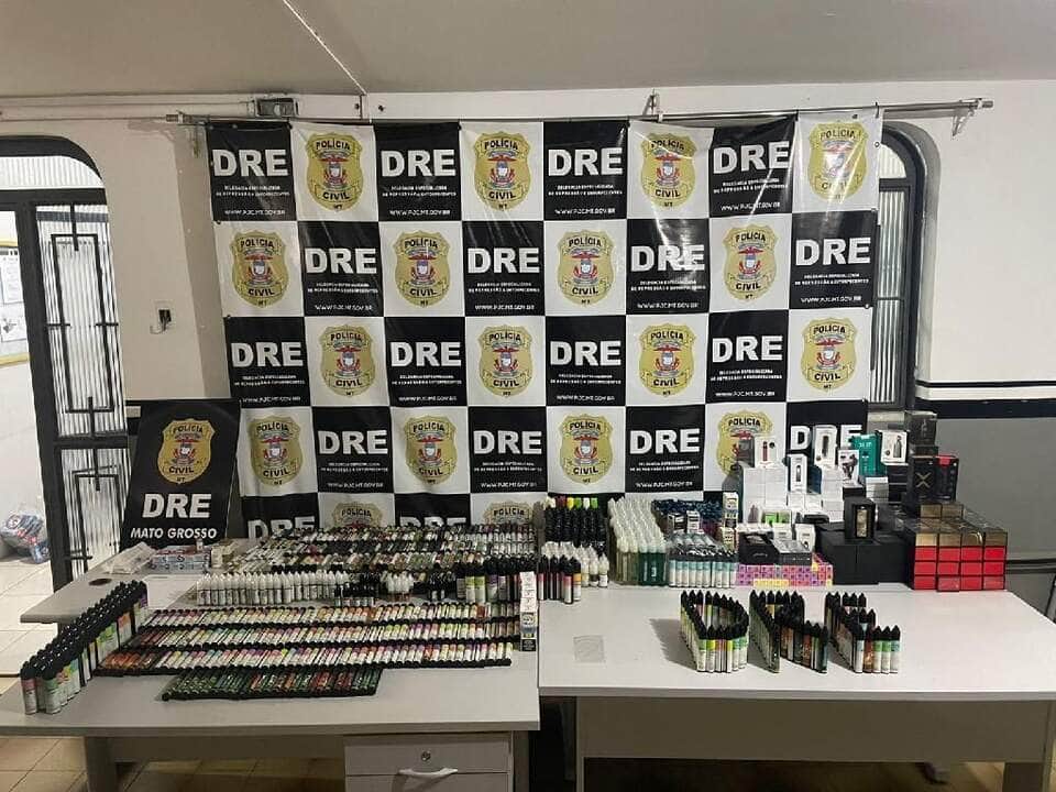 policia civil apreende diversos anabolizantes e outros produtos sem comprovacao fiscal