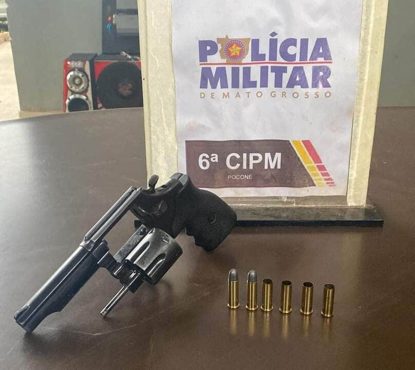 policia militar prende suspeito por homicidio em pocone