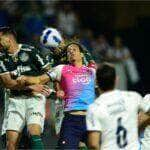 Lance de Palmeiras x Cerro Porteño. Foto: Twitter Conmebol