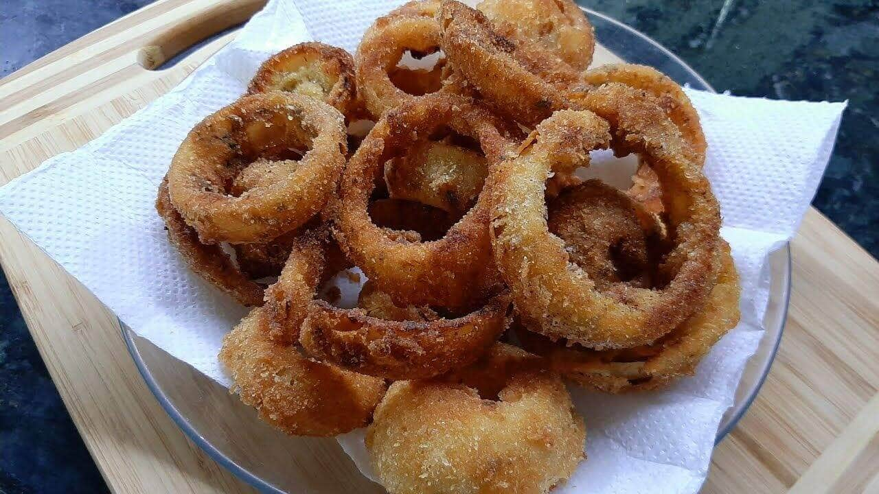 receita de cebola empanada