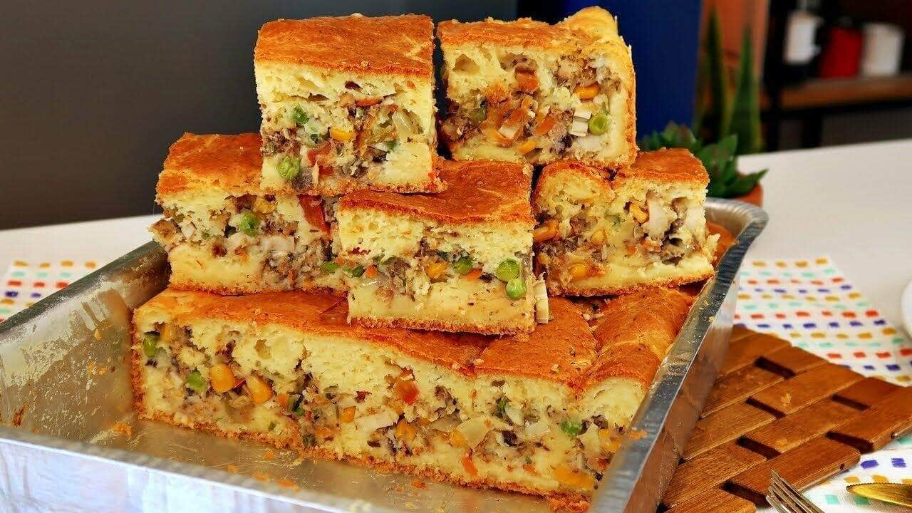 receita de torta de sardinha