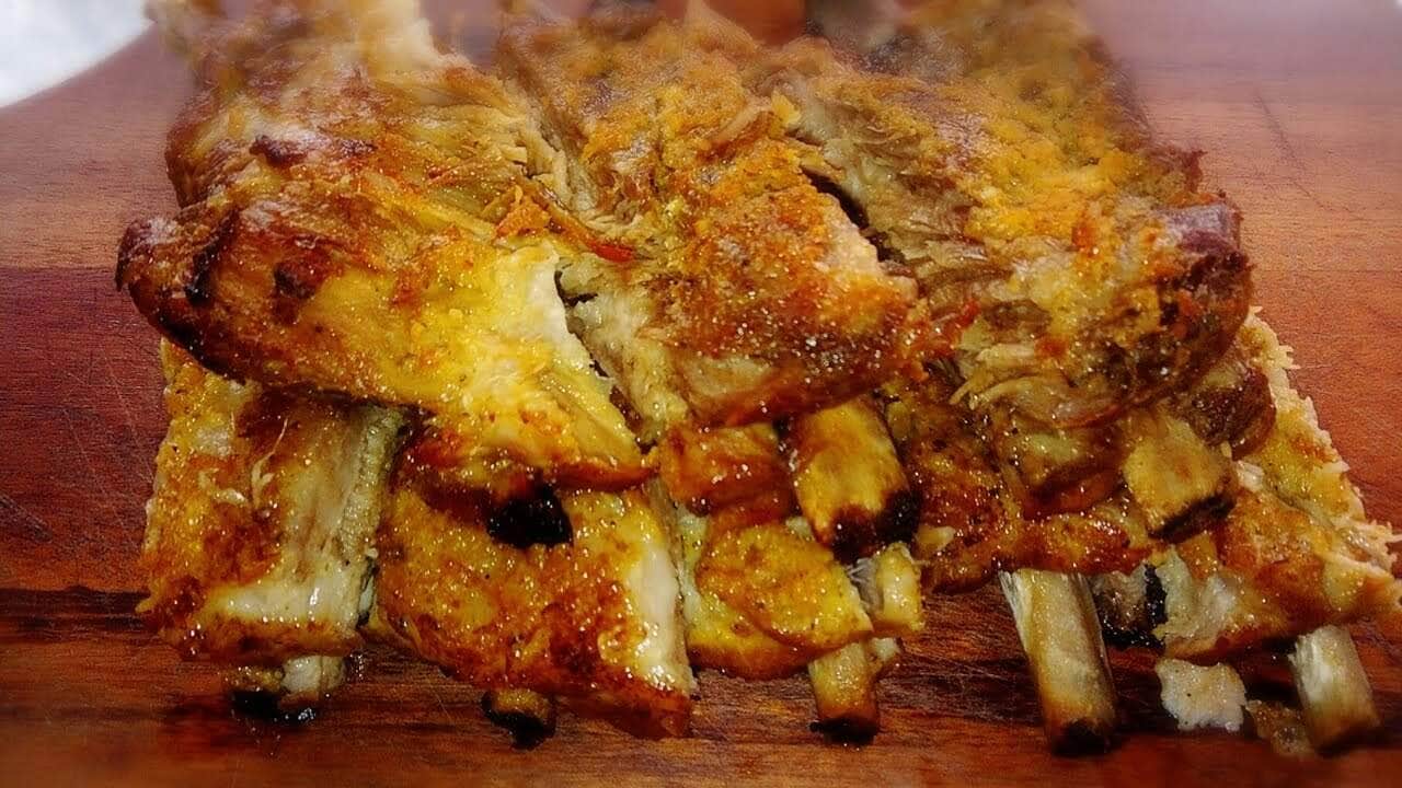 costelinha de porco no forno