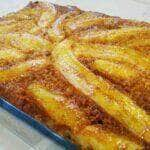 bolo de banana caramelizada