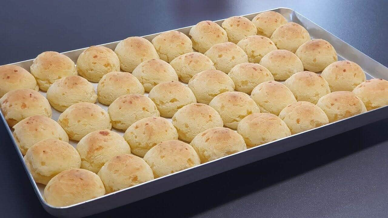 pão de queijo com polvilho doce